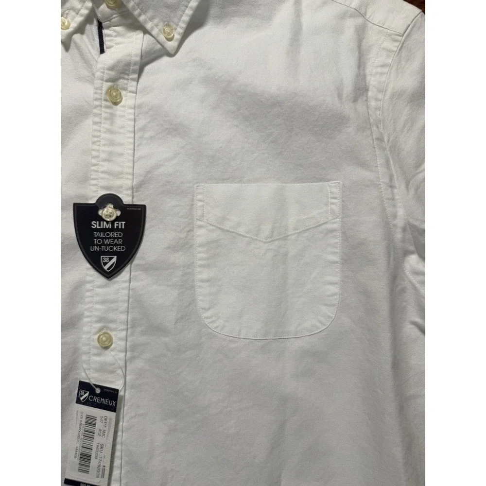 Cremieux Classics Men's Short Sleeve Button-Up Shirt, 100% Cotton, XL